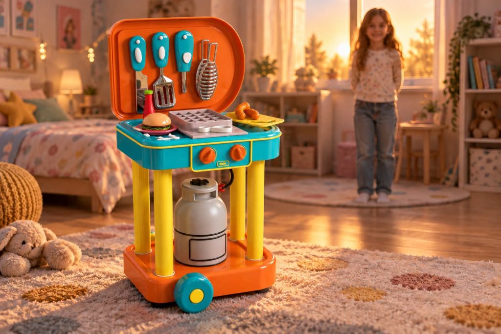 اسباب‌بازی ست باربیکیو و آشپزخانهٔ کودک (BBQ Barbecue Toy)